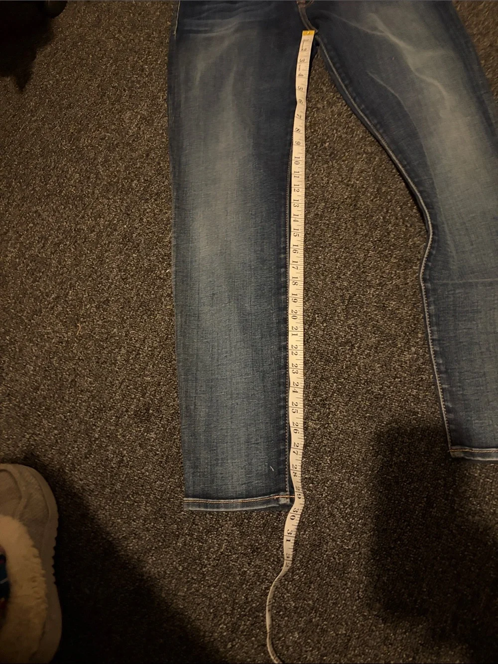 For All Mankind Gwenevere Super Skinny Jeans Medium Wash Stretch Size 32 - Picture 6 of 7